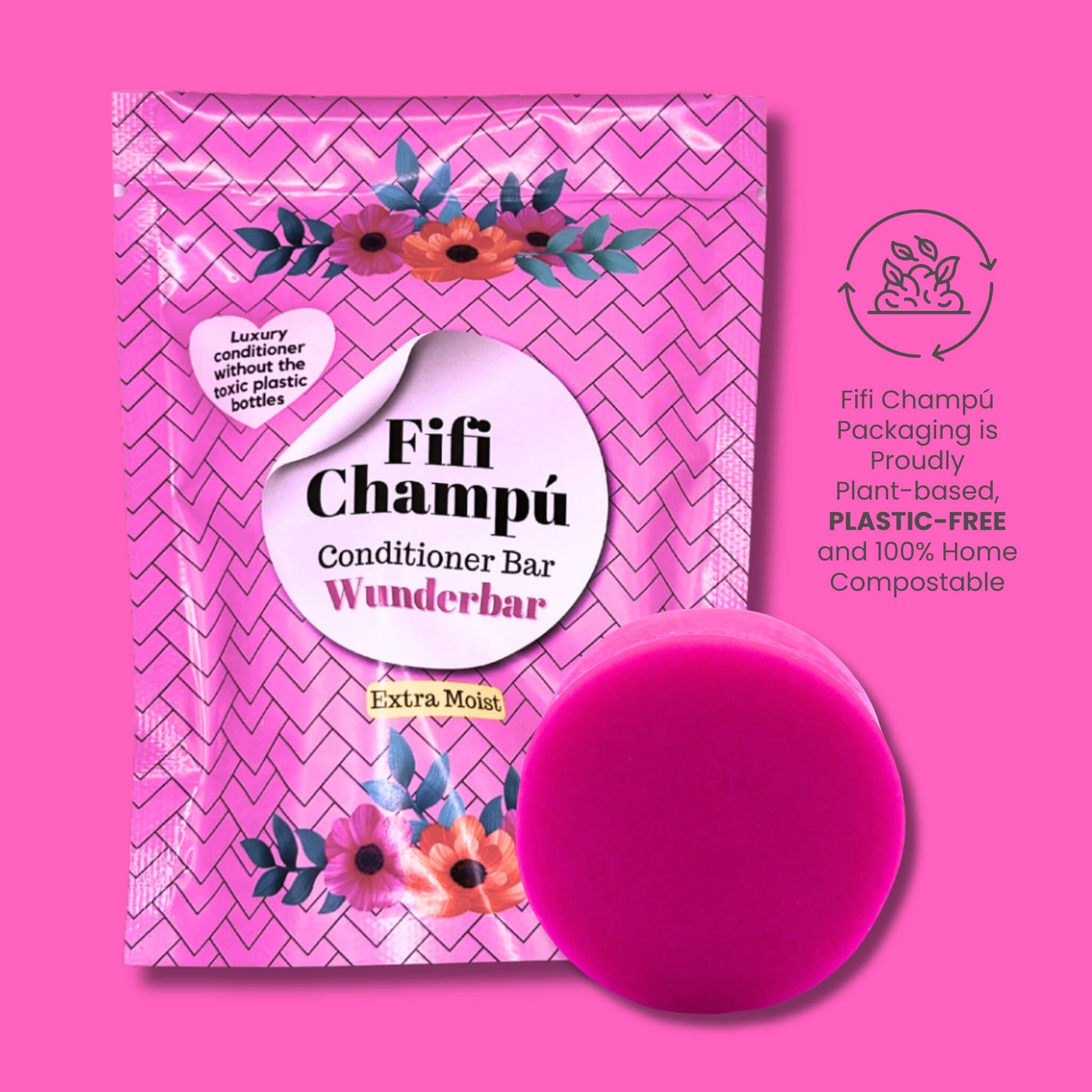 Wunderbar Conditioner Bar: Nourishing, Plant - Based Hydration - Bright House