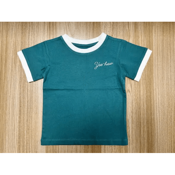 Yee - haw Embroidered Ringer - Bright House