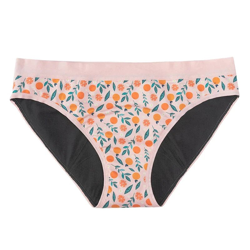 Youth Cacti/Floral Cotton Menstrual Panties - Bright House