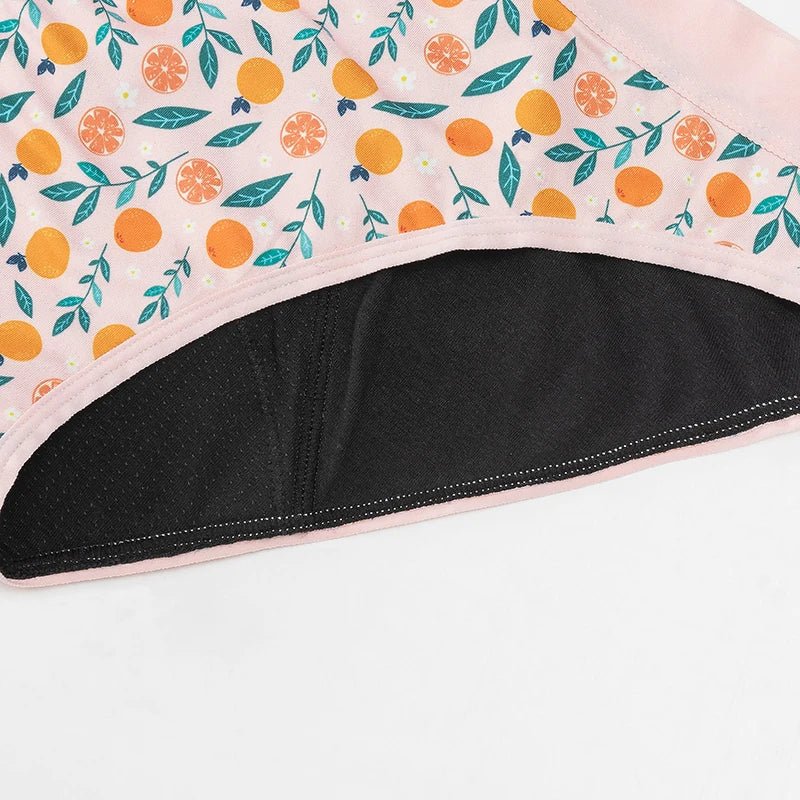 Youth Cacti/Floral Cotton Menstrual Panties - Bright House