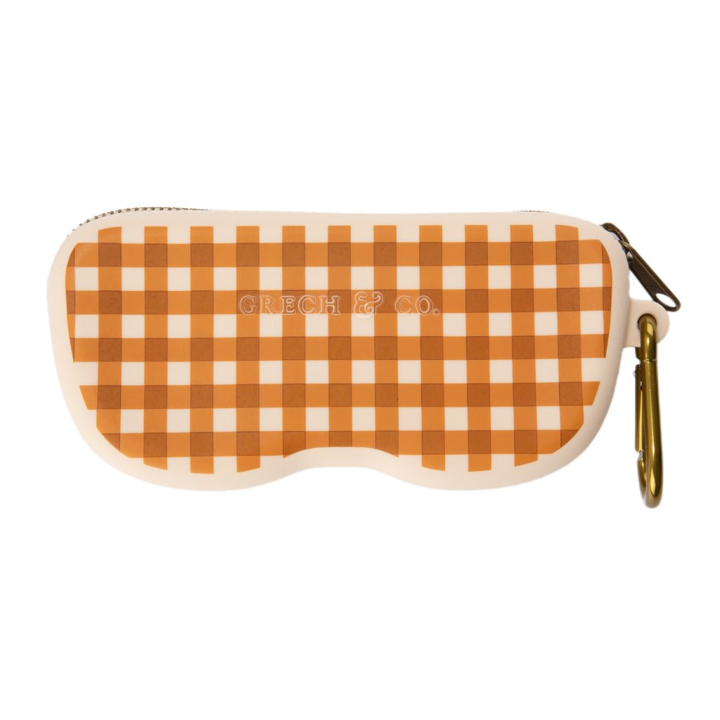 Zip + Go Case | Soft Silicone | Sienna Gingham - Bright House